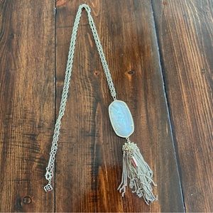 Kendra Scott pendant necklace with tassel in gold